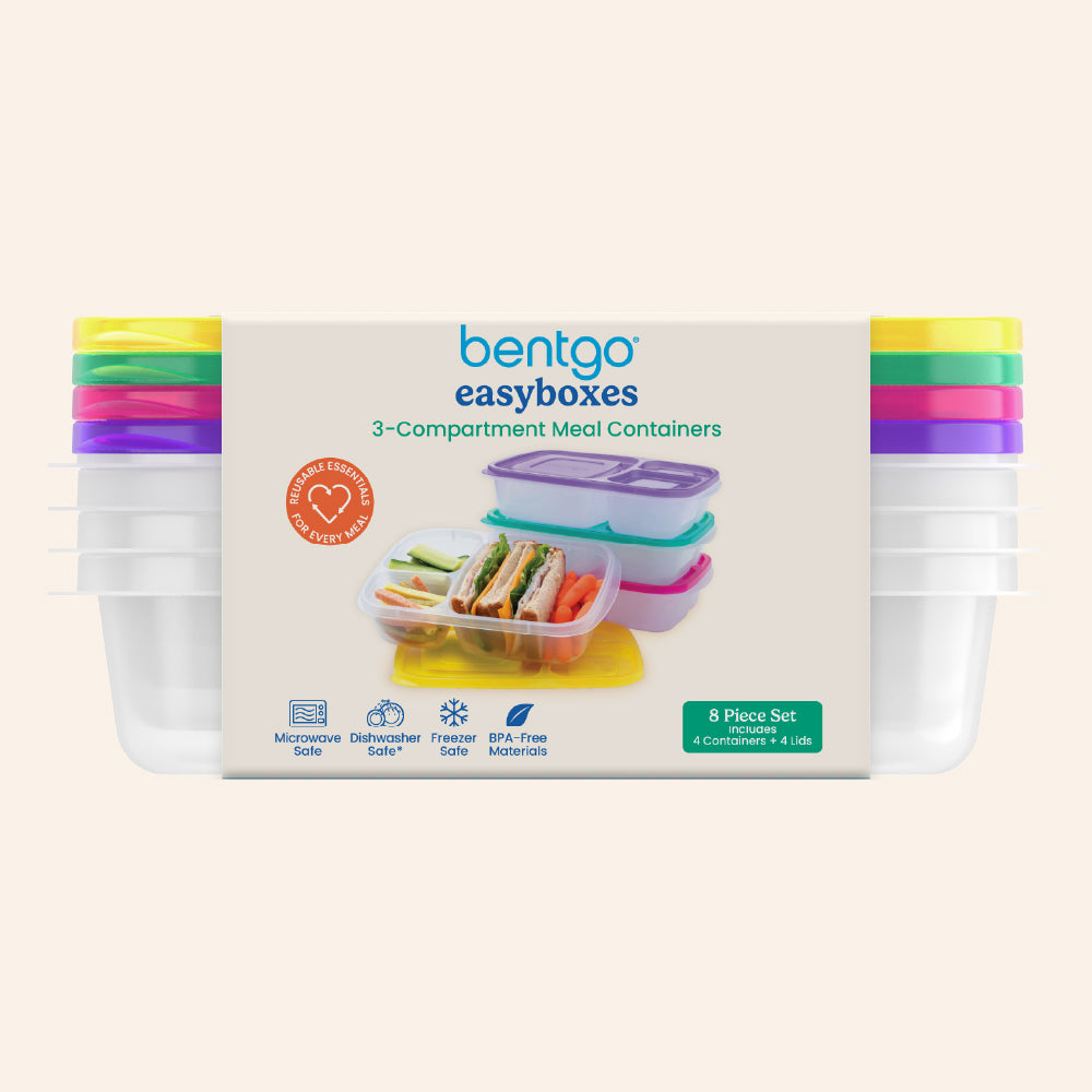 Bentgo Easyboxes 3-Compartment Food Containers 8-Piece Set - Image 18