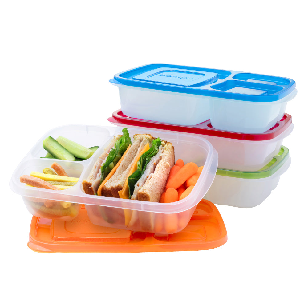 Bentgo Easyboxes 3-Compartment Food Containers 8-Piece Set