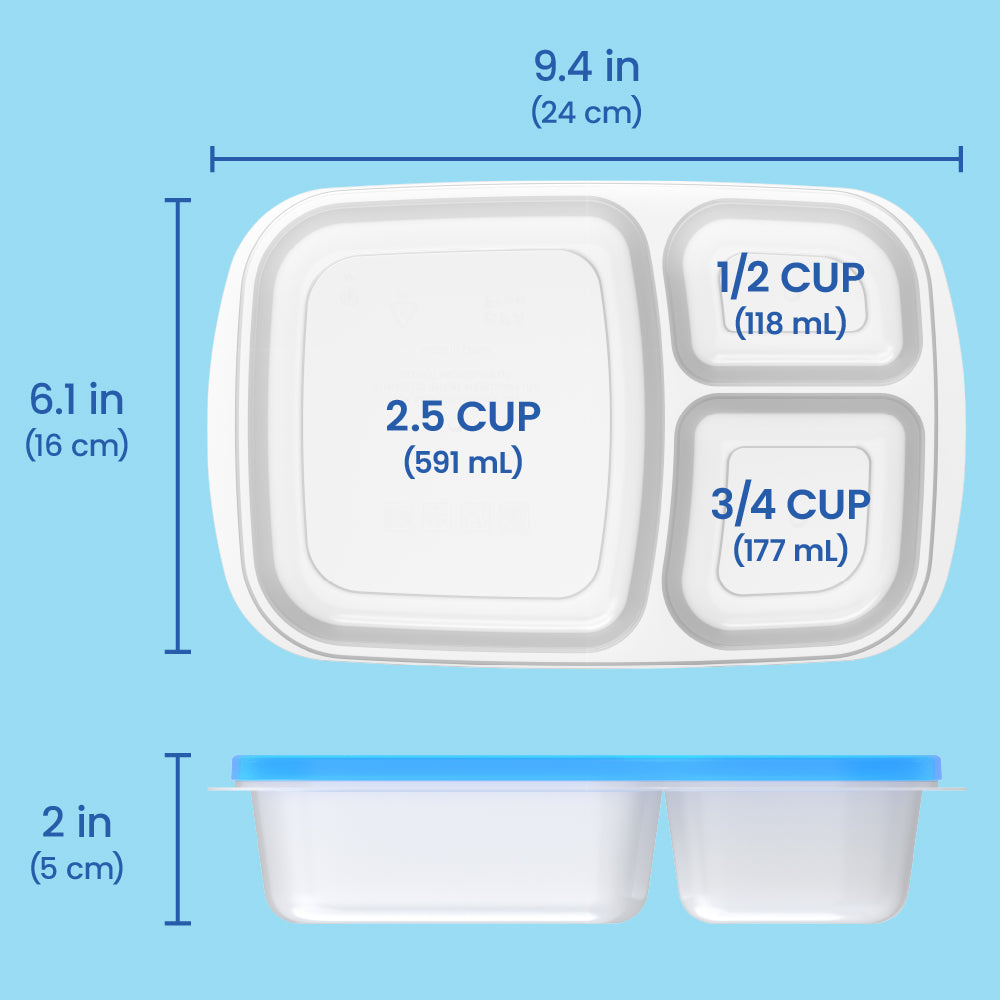 Bentgo Easyboxes 3-Compartment Food Containers 8-Piece Set - Image 8