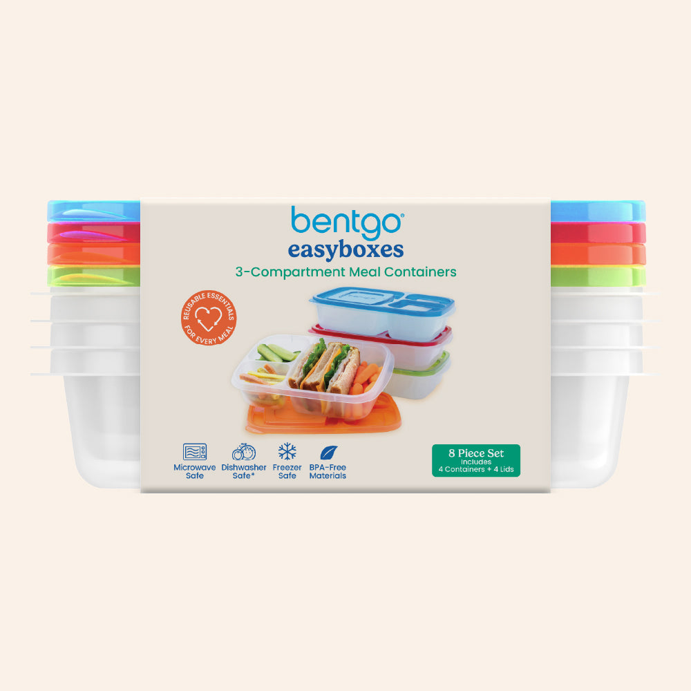 Bentgo Easyboxes 3-Compartment Food Containers 8-Piece Set - Image 9