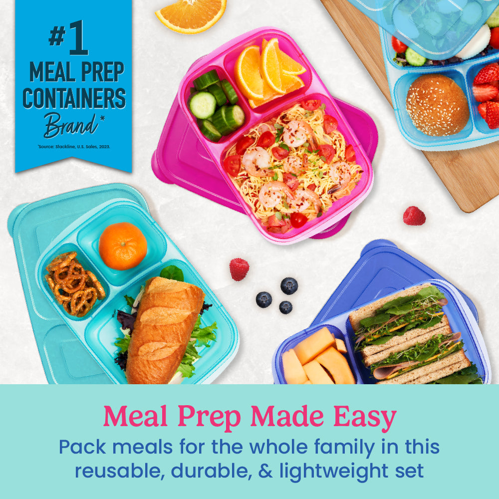Bentgo Easyboxes 3-Compartment Food Containers 8-Piece Set - Image 29