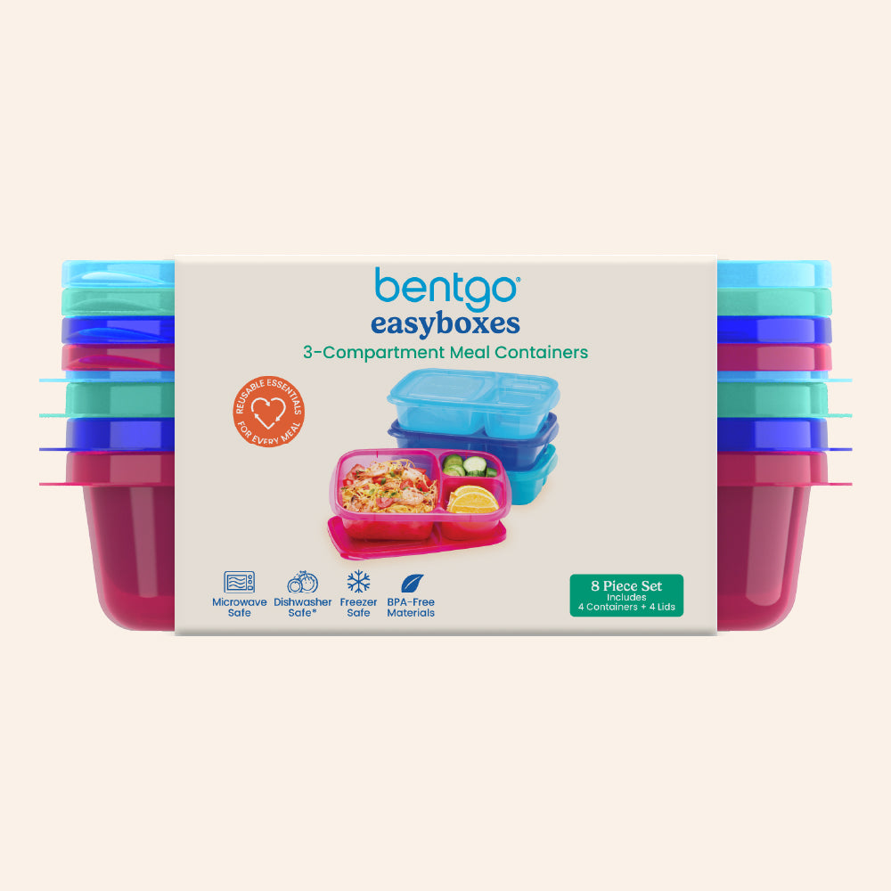 Bentgo Easyboxes 3-Compartment Food Containers 8-Piece Set - Image 36