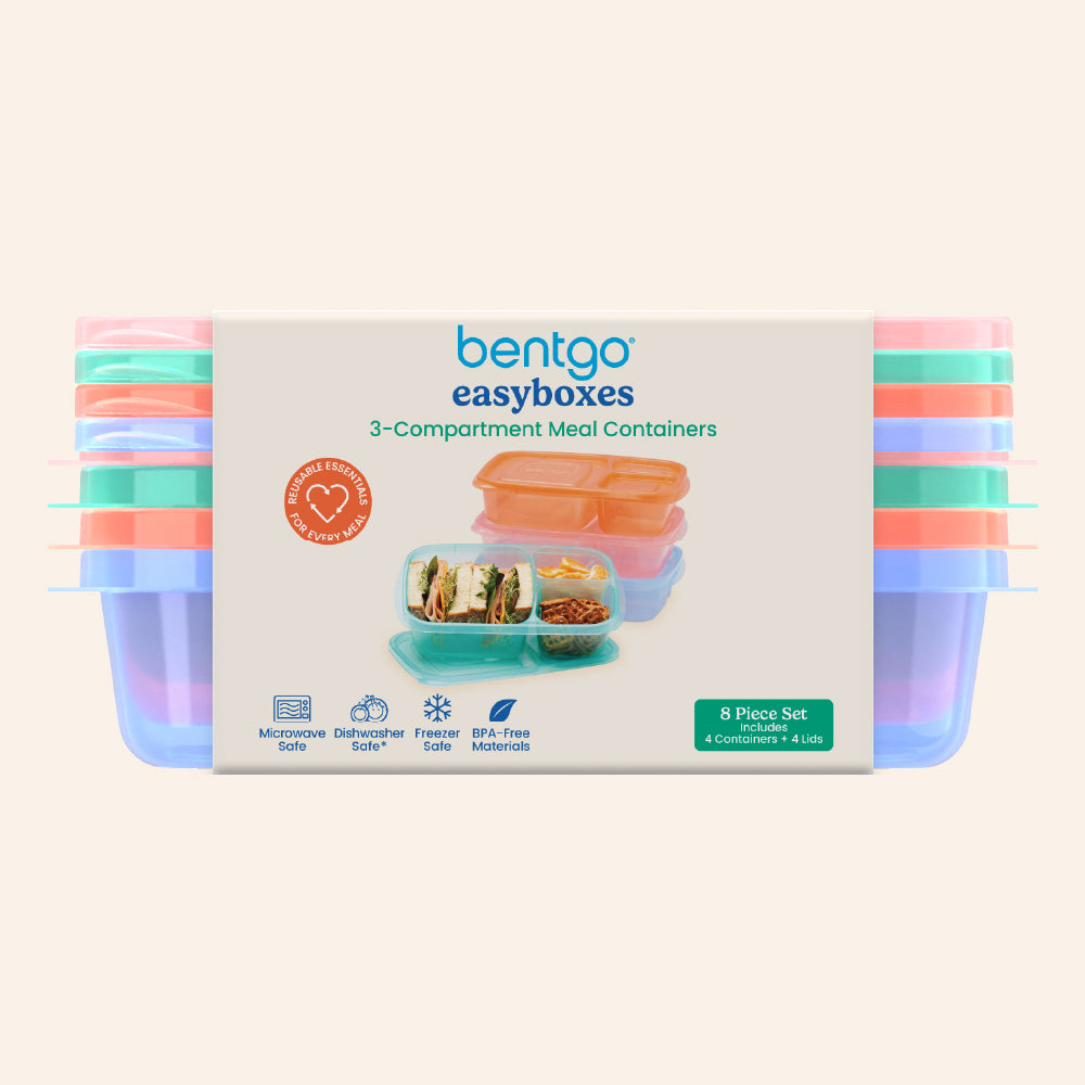 Bentgo Easyboxes 3-Compartment Food Containers 8-Piece Set - Image 45