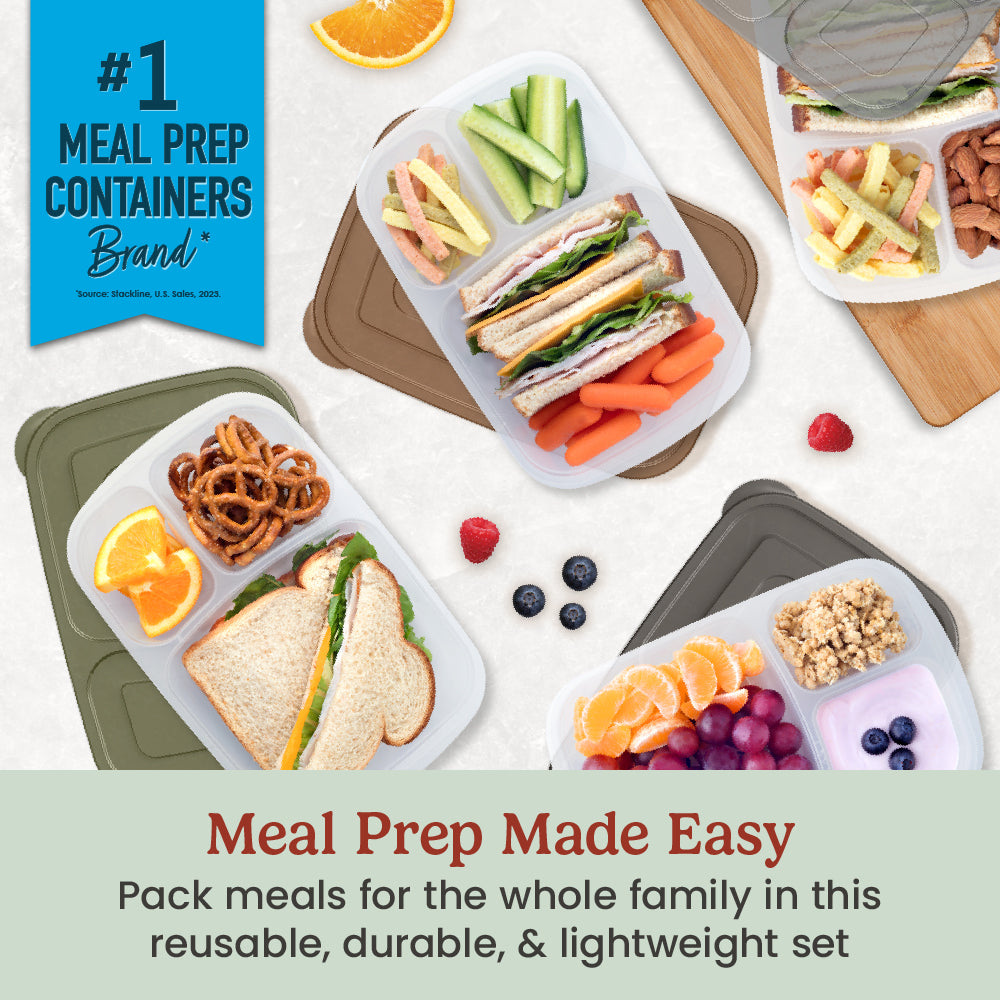 Bentgo Easyboxes 3-Compartment Food Containers 8-Piece Set - Image 20