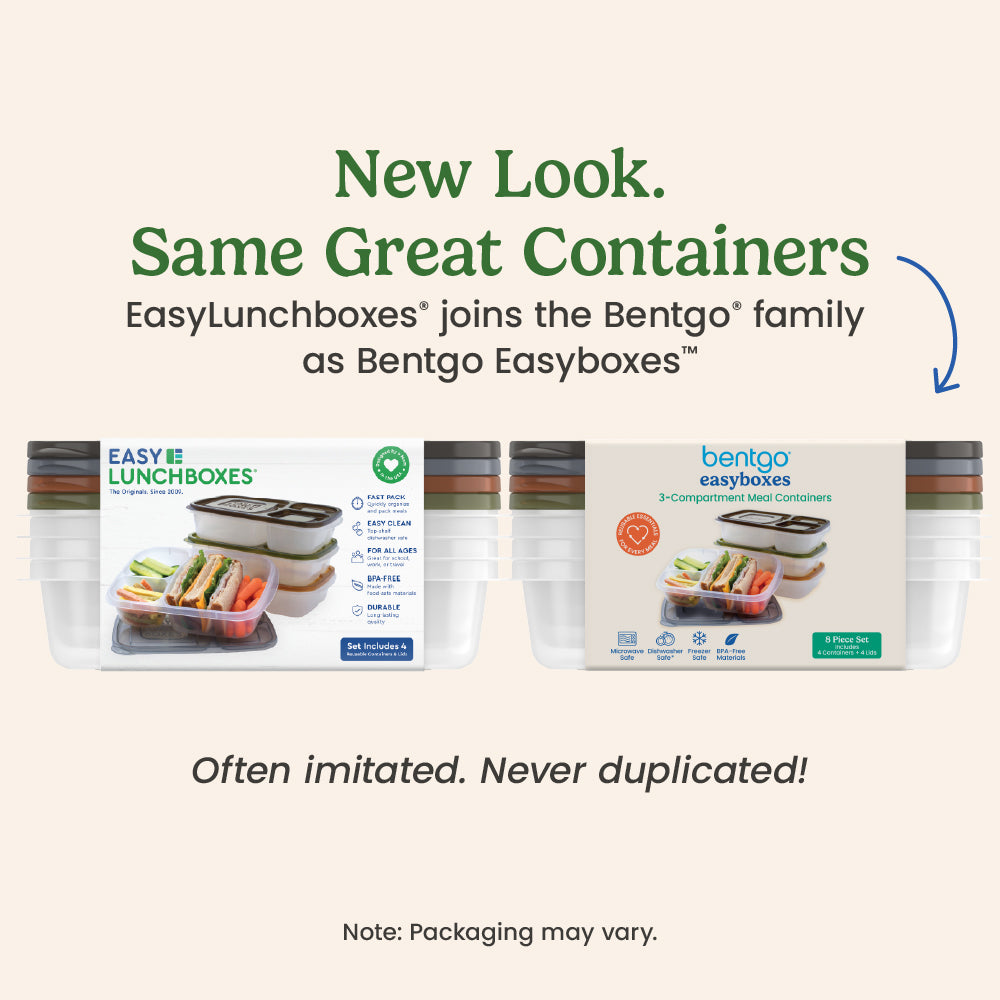 Bentgo Easyboxes 3-Compartment Food Containers 8-Piece Set - Image 23