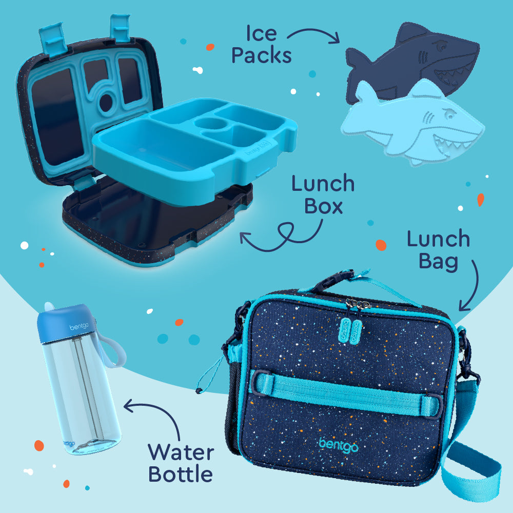 Bentgo Kids Prints Lunch 5-Piece Set with Ice Packs - Image 3