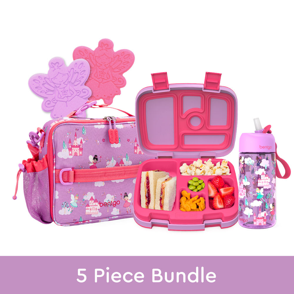 Bentgo Kids Prints Lunch 5-Piece Set with Ice Packs - Image 6