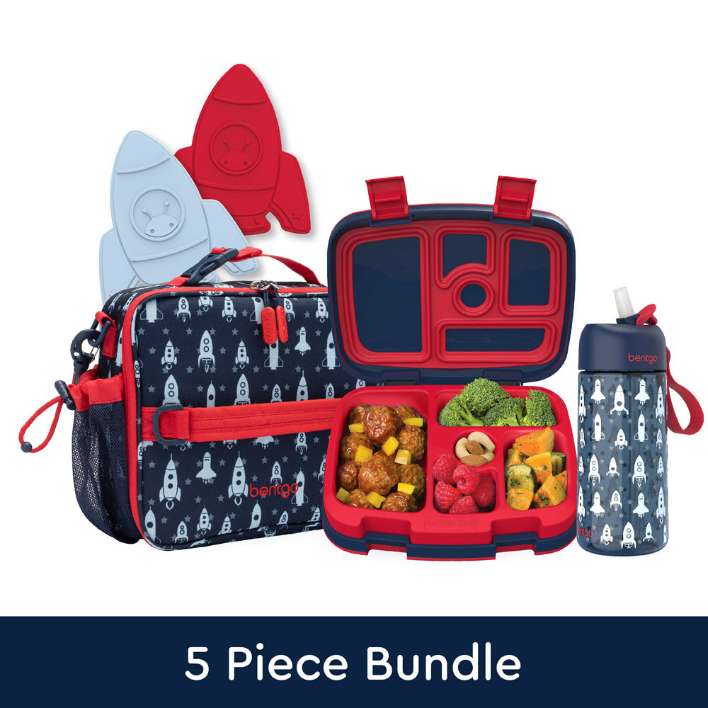 Bentgo Kids Prints Lunch 5-Piece Set with Ice Packs - Image 11