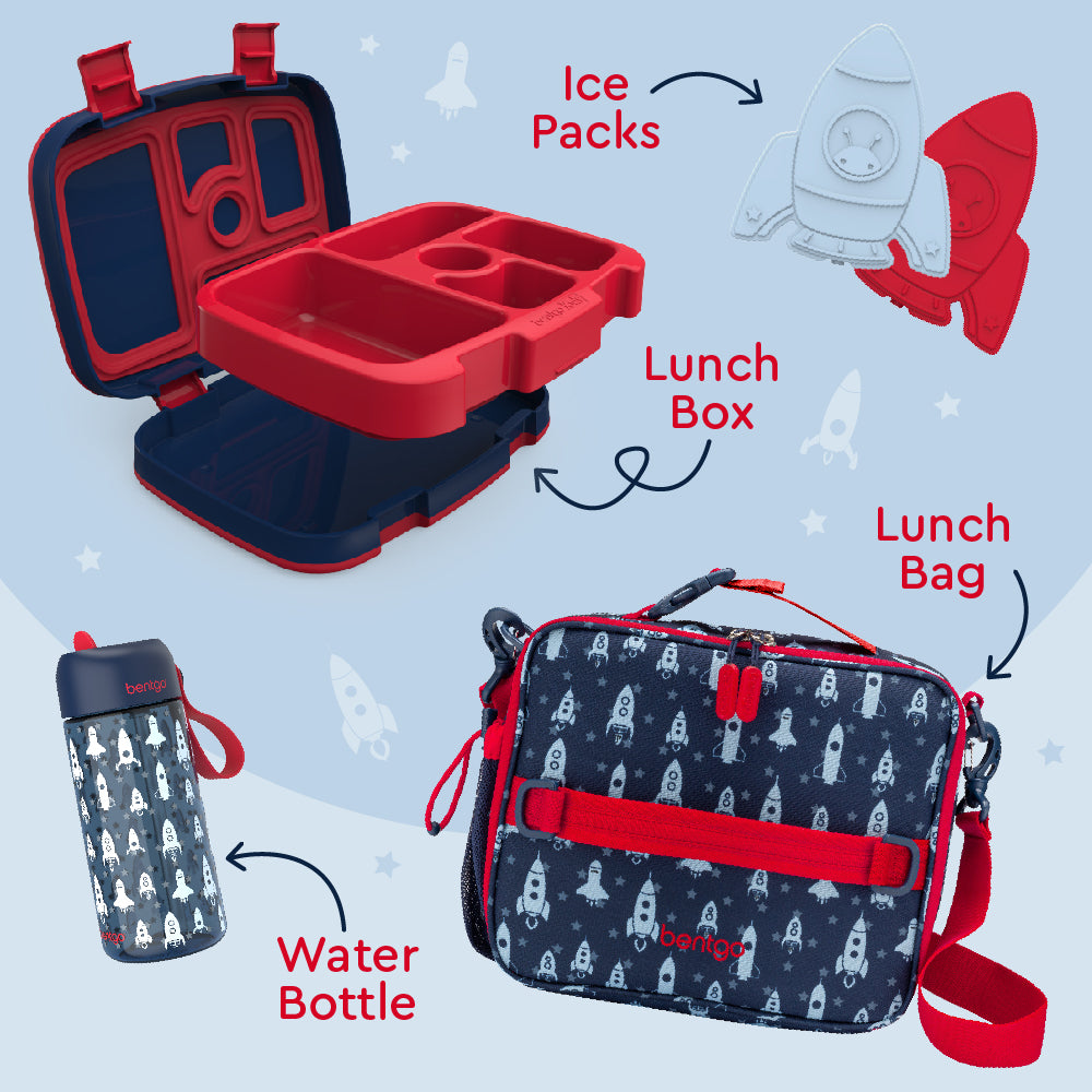 Bentgo Kids Prints Lunch 5-Piece Set with Ice Packs - Image 13