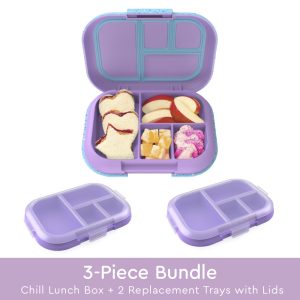 Bentgo Chill Kids Lunch Box & 2 Extra Trays with Lids