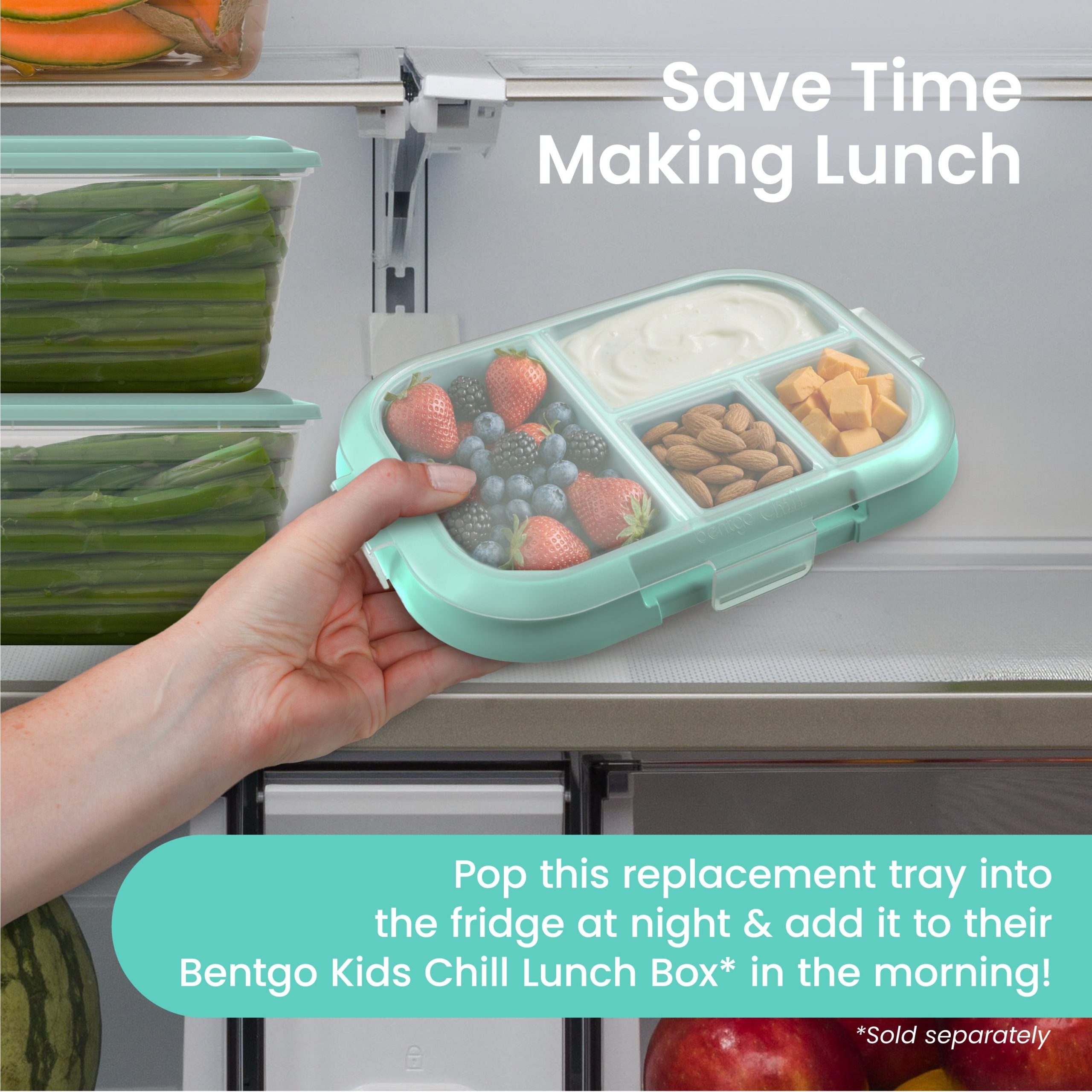 Bentgo Chill Kids Tray with Transparent Cover - Image 2