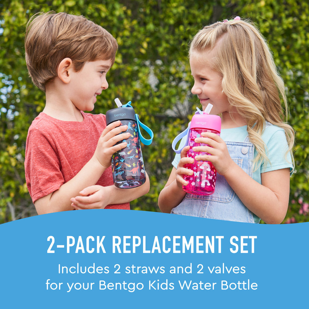 Bentgo Kids Water Bottle Replacement Straws (2-Pack) - Image 2