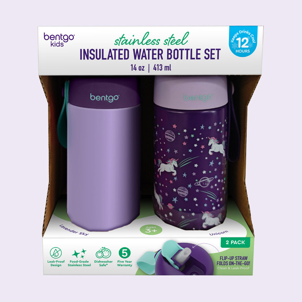 Bentgo Kids Stainless Steel Insulated Water Bottle (2-Pack) - Image 28
