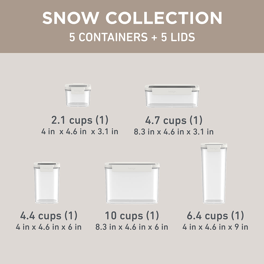 Bentgo Pantry Airtight Dry Food Storage Containers (10-pcs) - Image 6