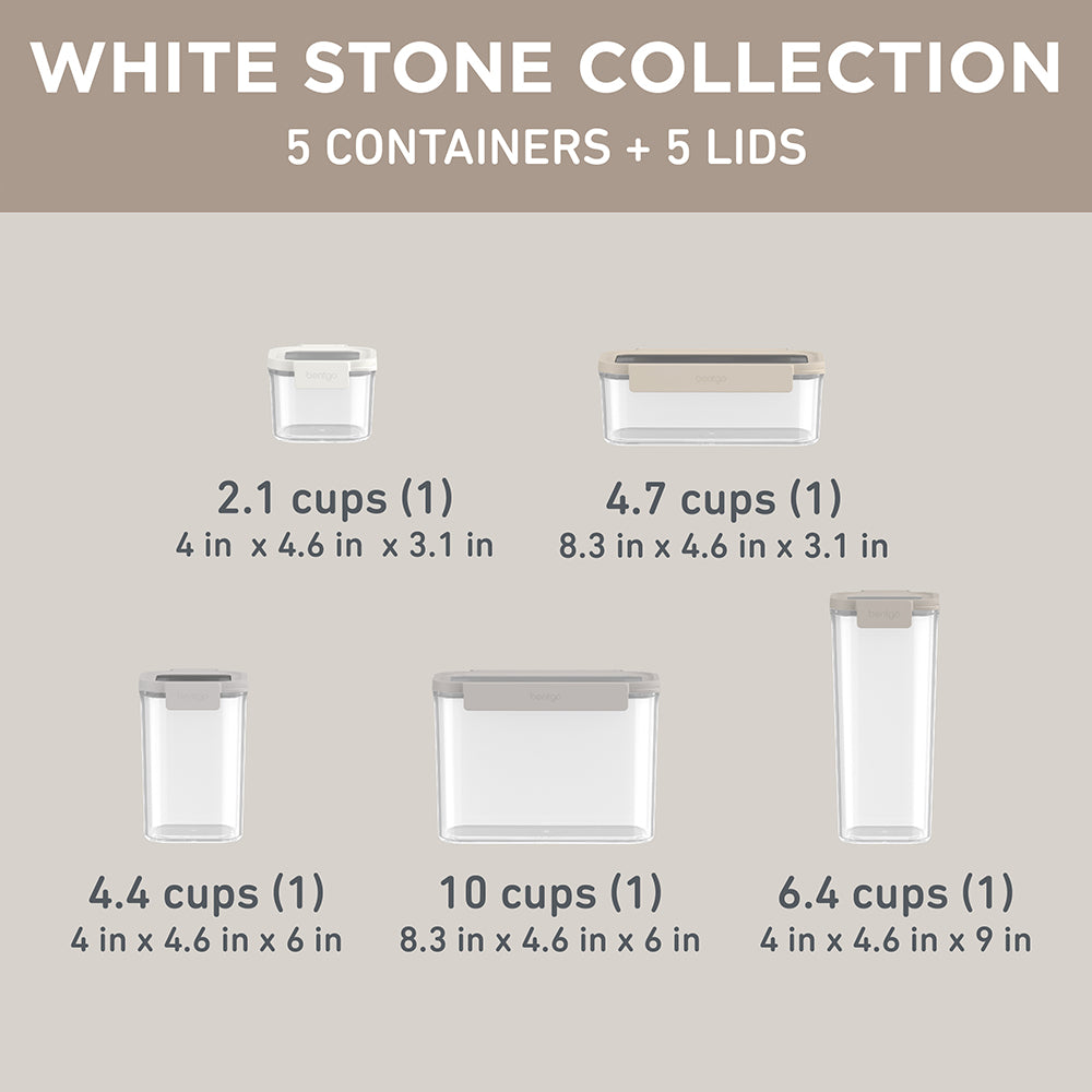 Bentgo Pantry Airtight Dry Food Storage Containers (10-pcs) - Image 13