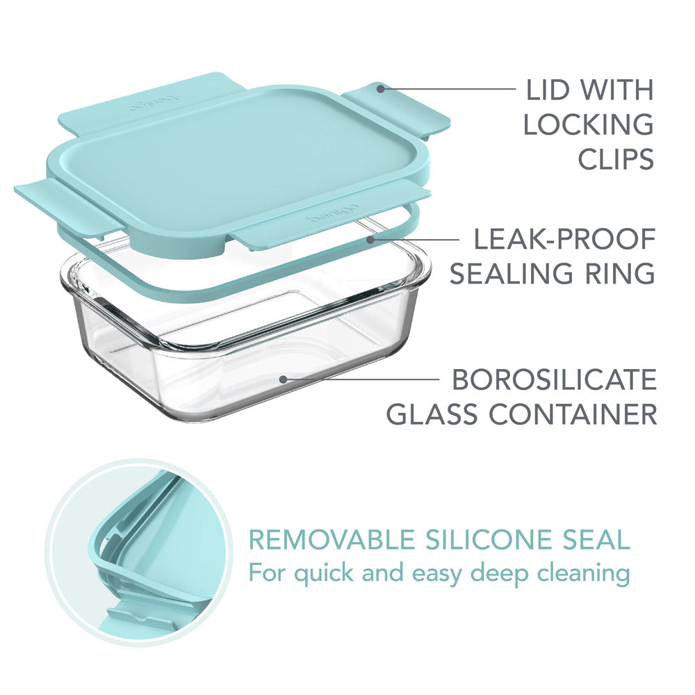 Bentgo Glass Leak-Proof Food Storage Set (12-Piece) - Image 7