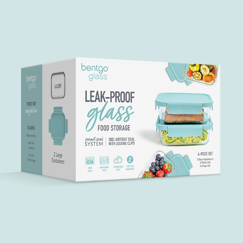 Bentgo Glass Leak-Proof Food Storage Set (4-Piece) - Image 7
