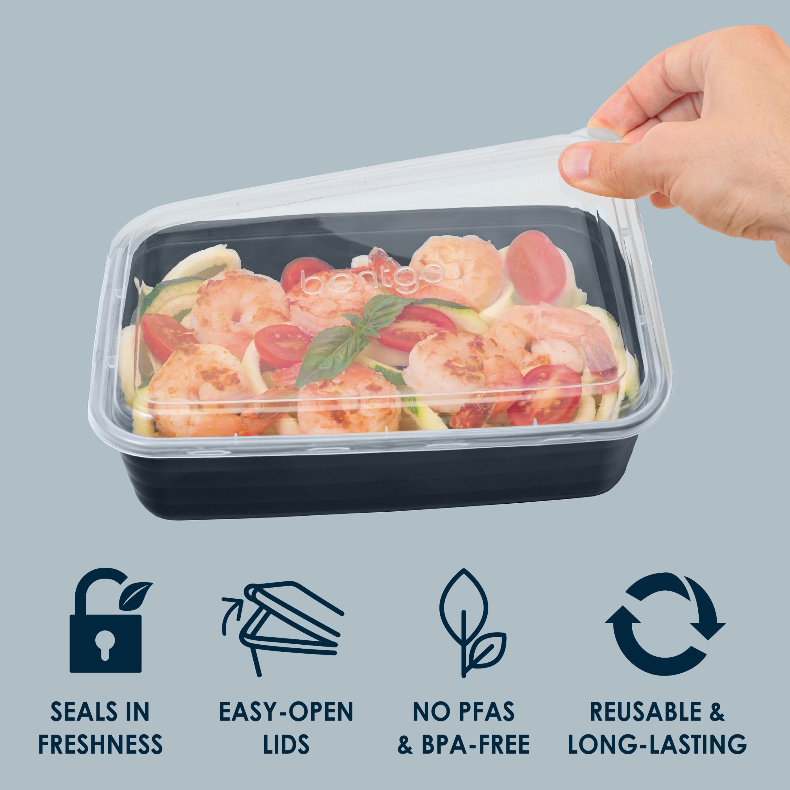 Bentgo Prep 1-Compartment Meal Prep Containers (20-Piece) - Image 59