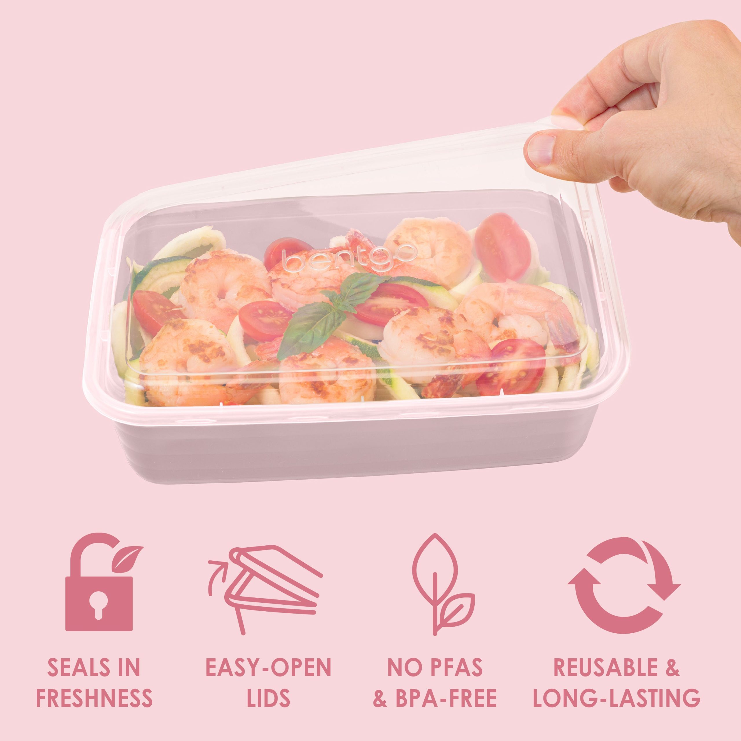 Bentgo Prep 1-Compartment Meal Prep Containers (20-Piece) - Image 4