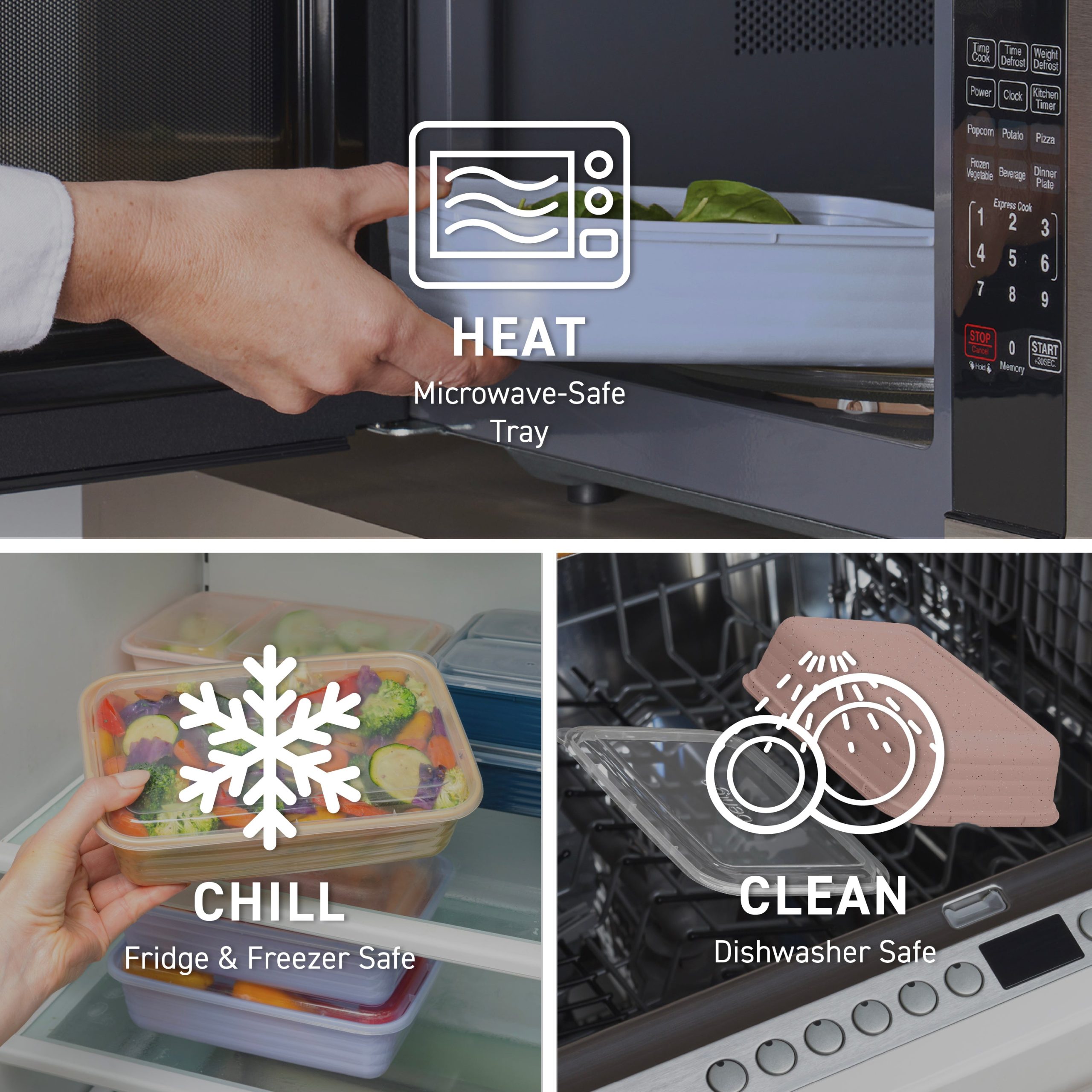 Bentgo Prep 1-Compartment Meal Prep Containers (20-Piece) - Image 13