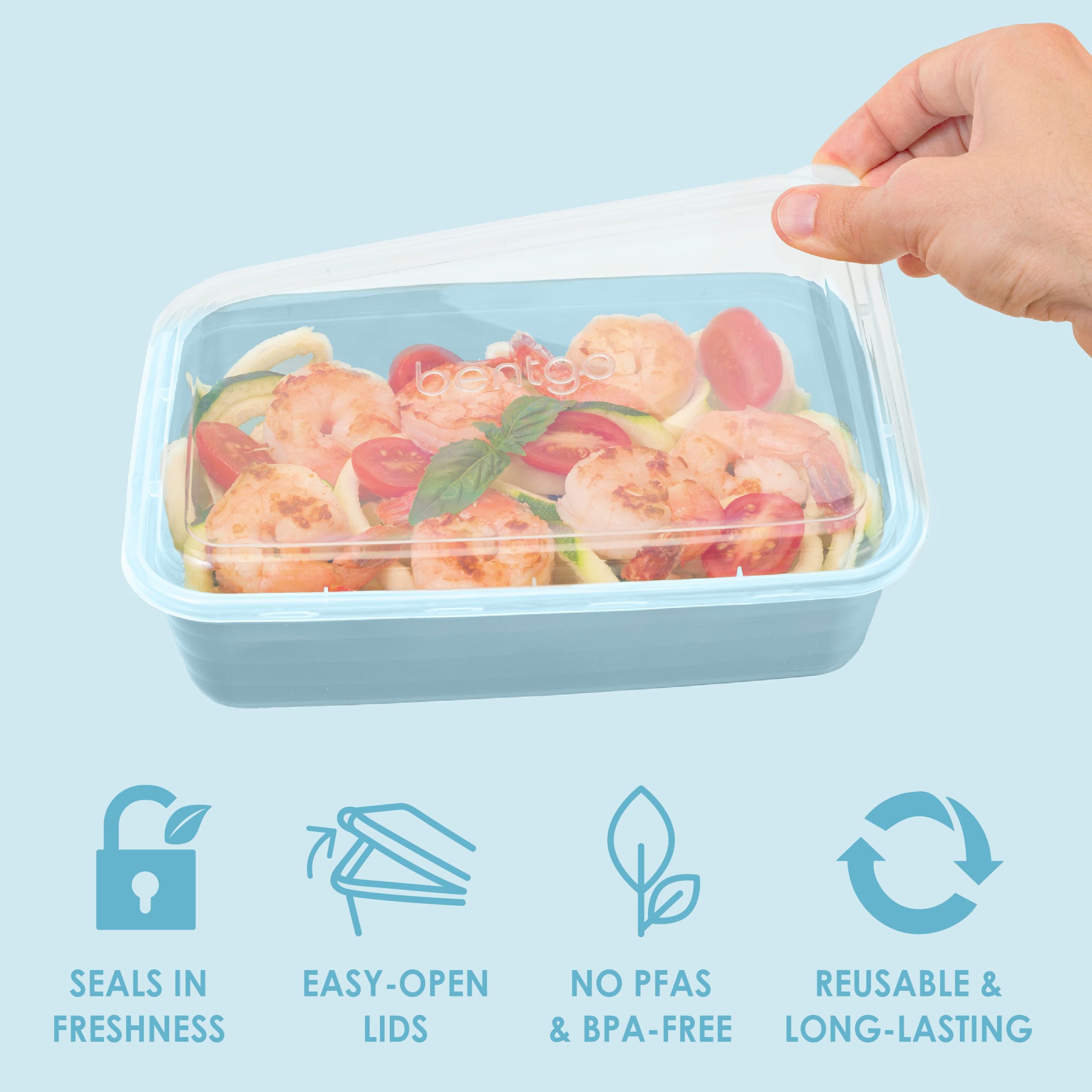 Bentgo Prep 1-Compartment Meal Prep Containers (20-Piece) - Image 20