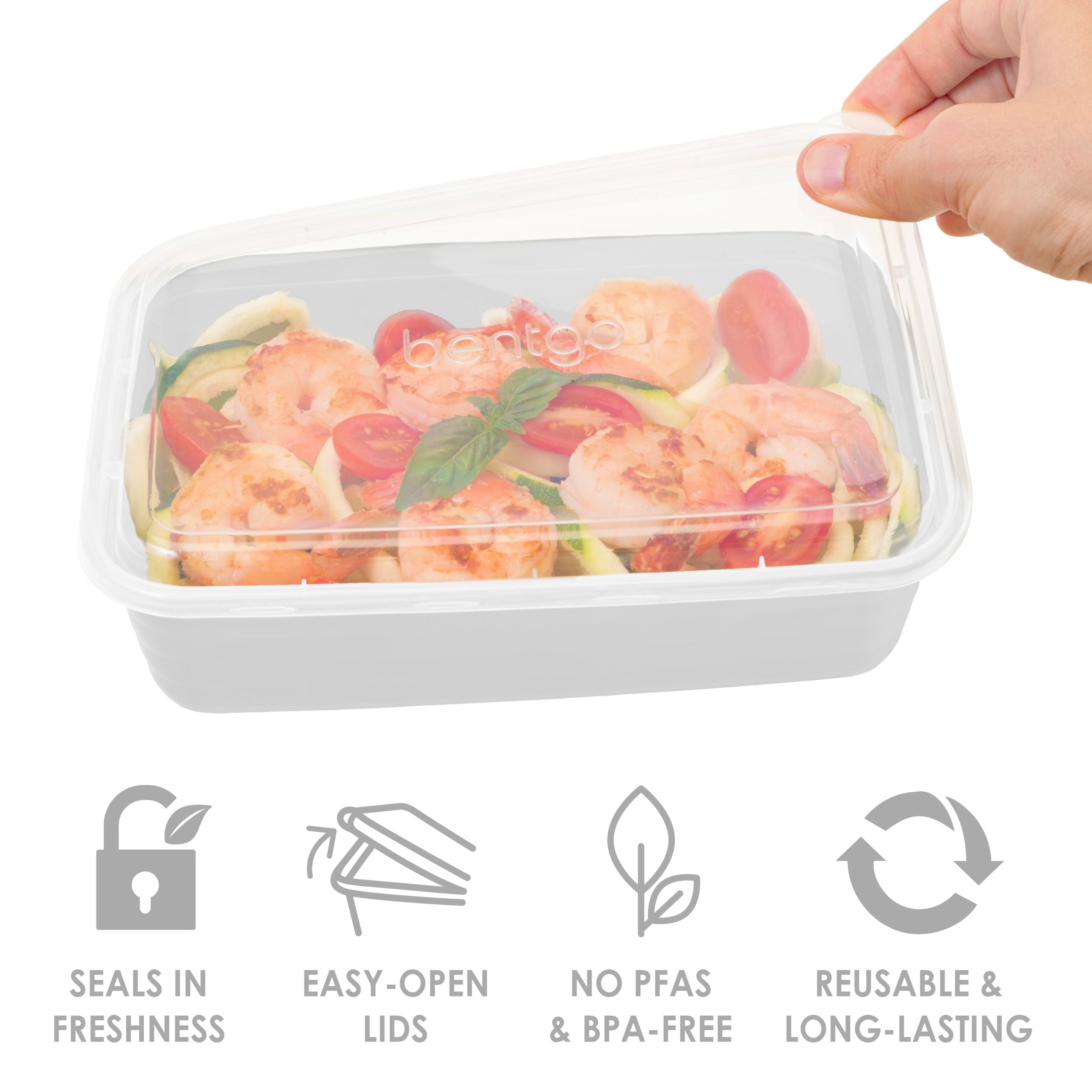 Bentgo Prep 1-Compartment Meal Prep Containers (20-Piece) - Image 51