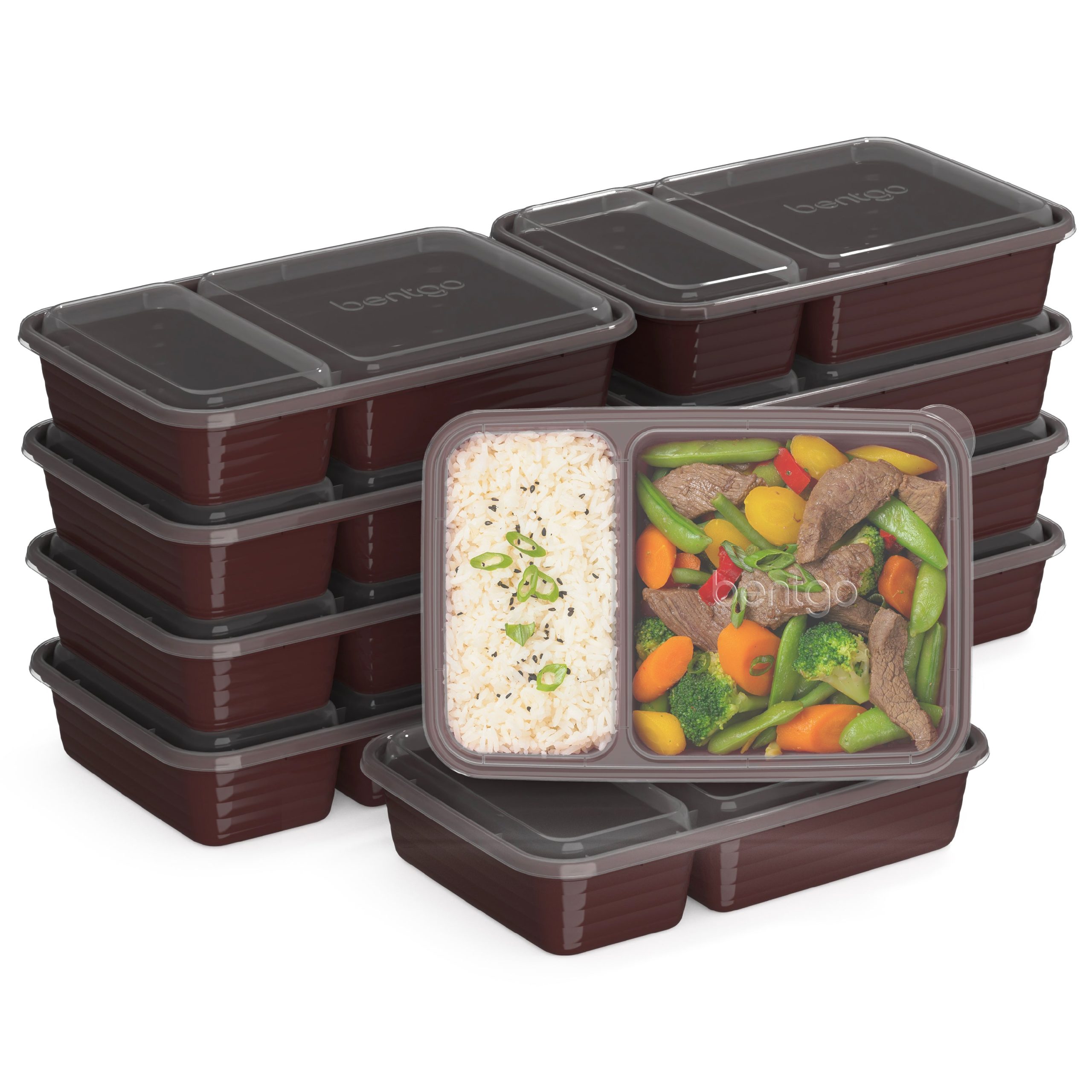 Bentgo Prep 2-Compartment Meal Prep Containers (20-Piece) - Image 9