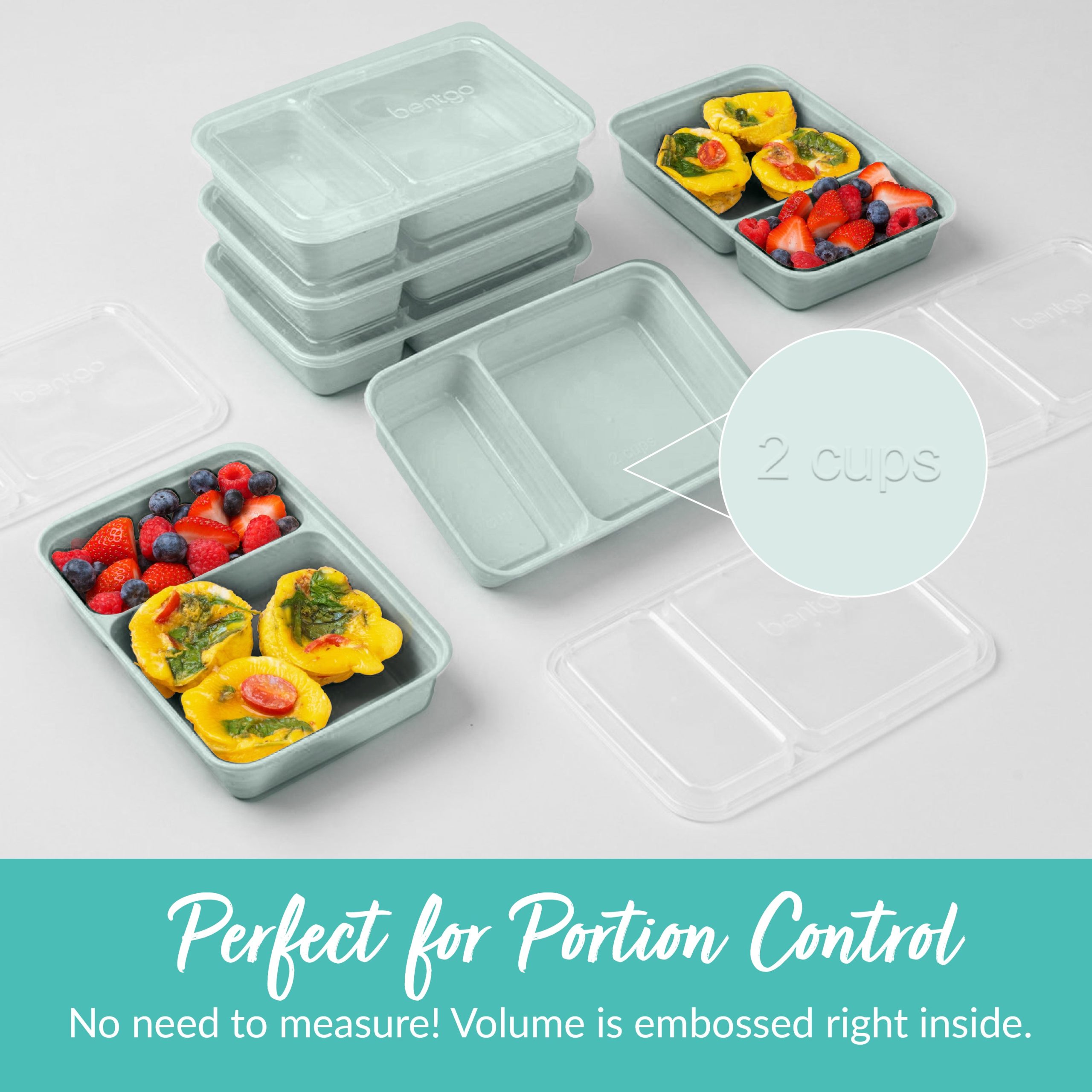 Bentgo Prep 2-Compartment Meal Prep Containers (20-Piece) - Image 38