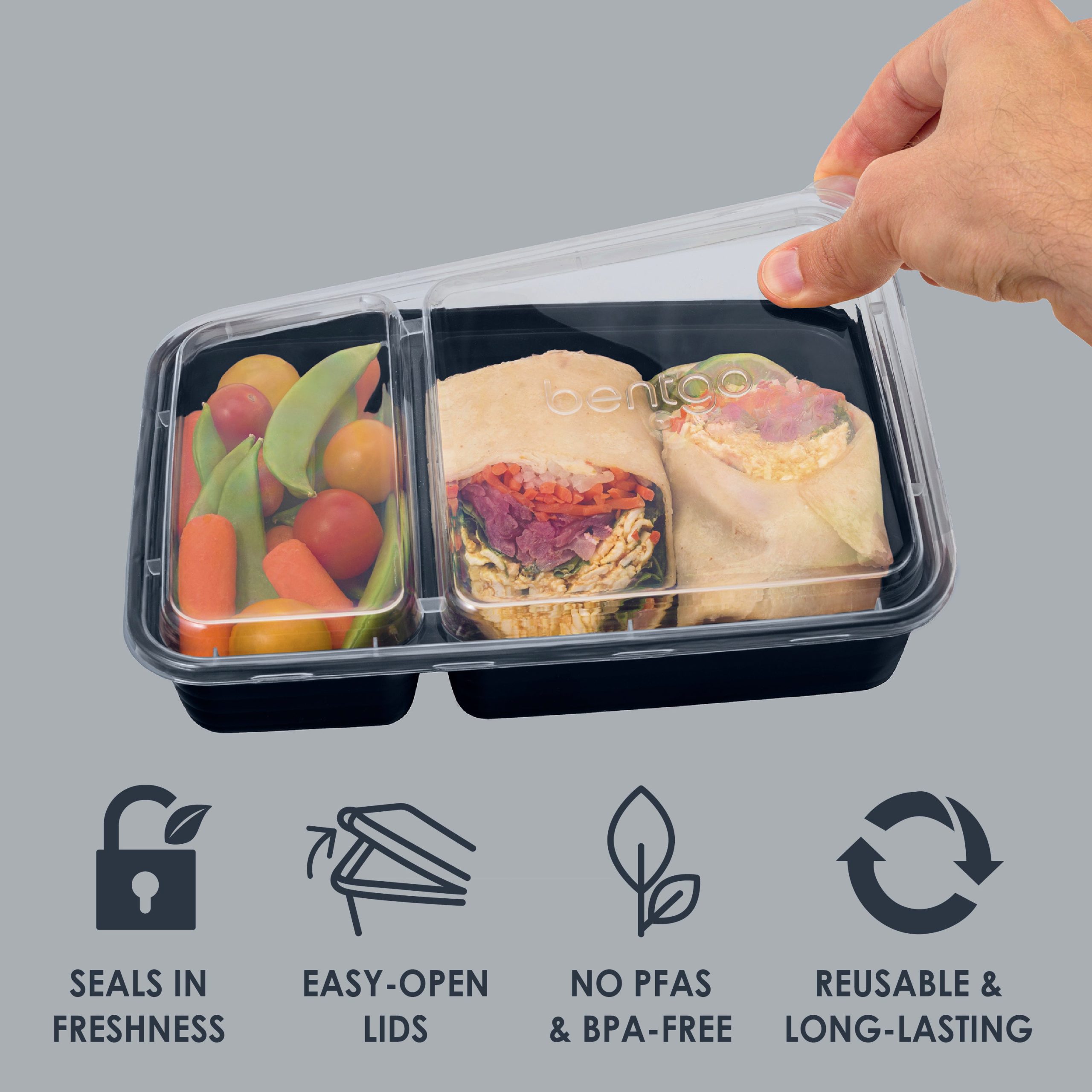 Bentgo Prep 2-Compartment Meal Prep Containers (20-Piece) - Image 28