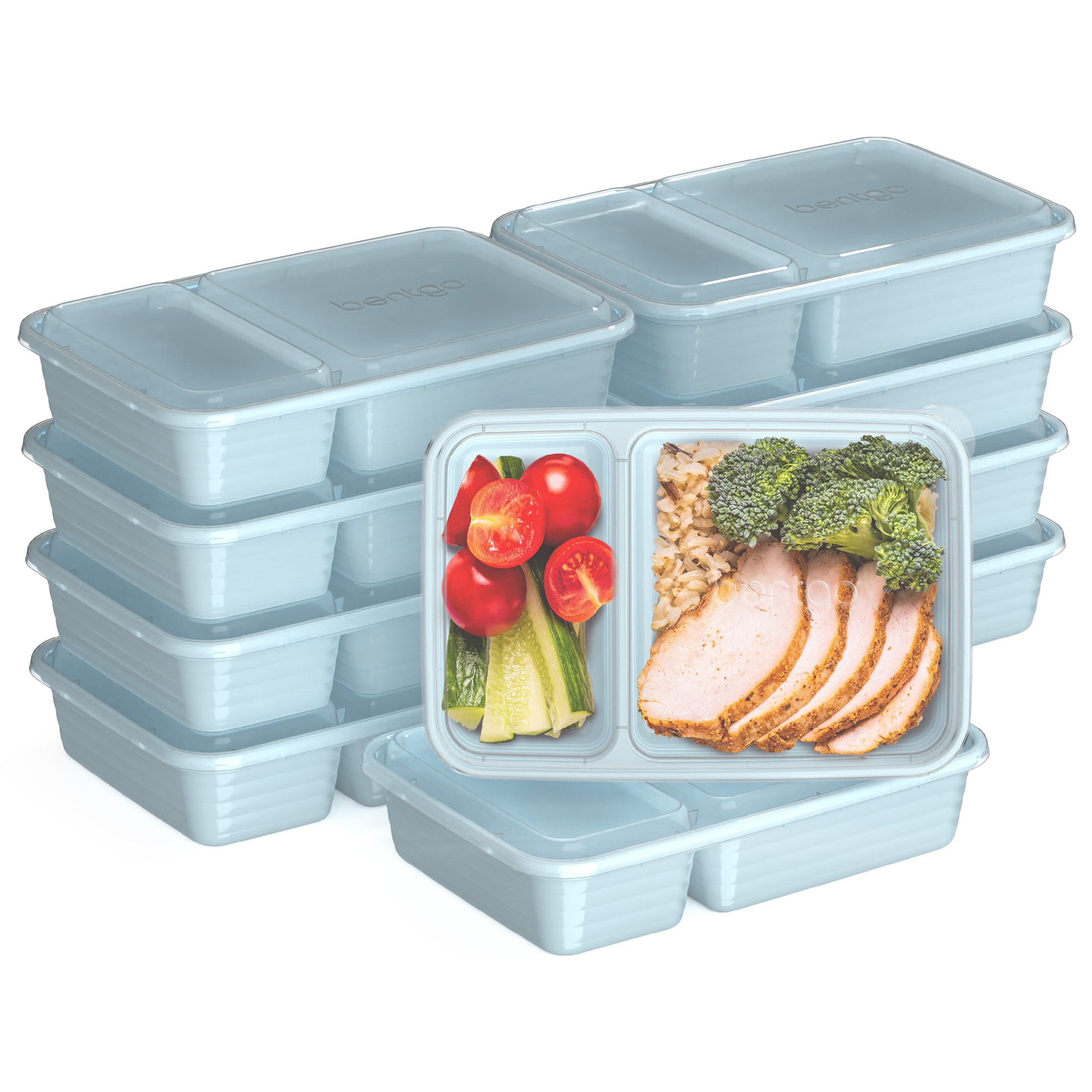 Bentgo Prep 2-Compartment Meal Prep Containers (20-Piece) - Image 49