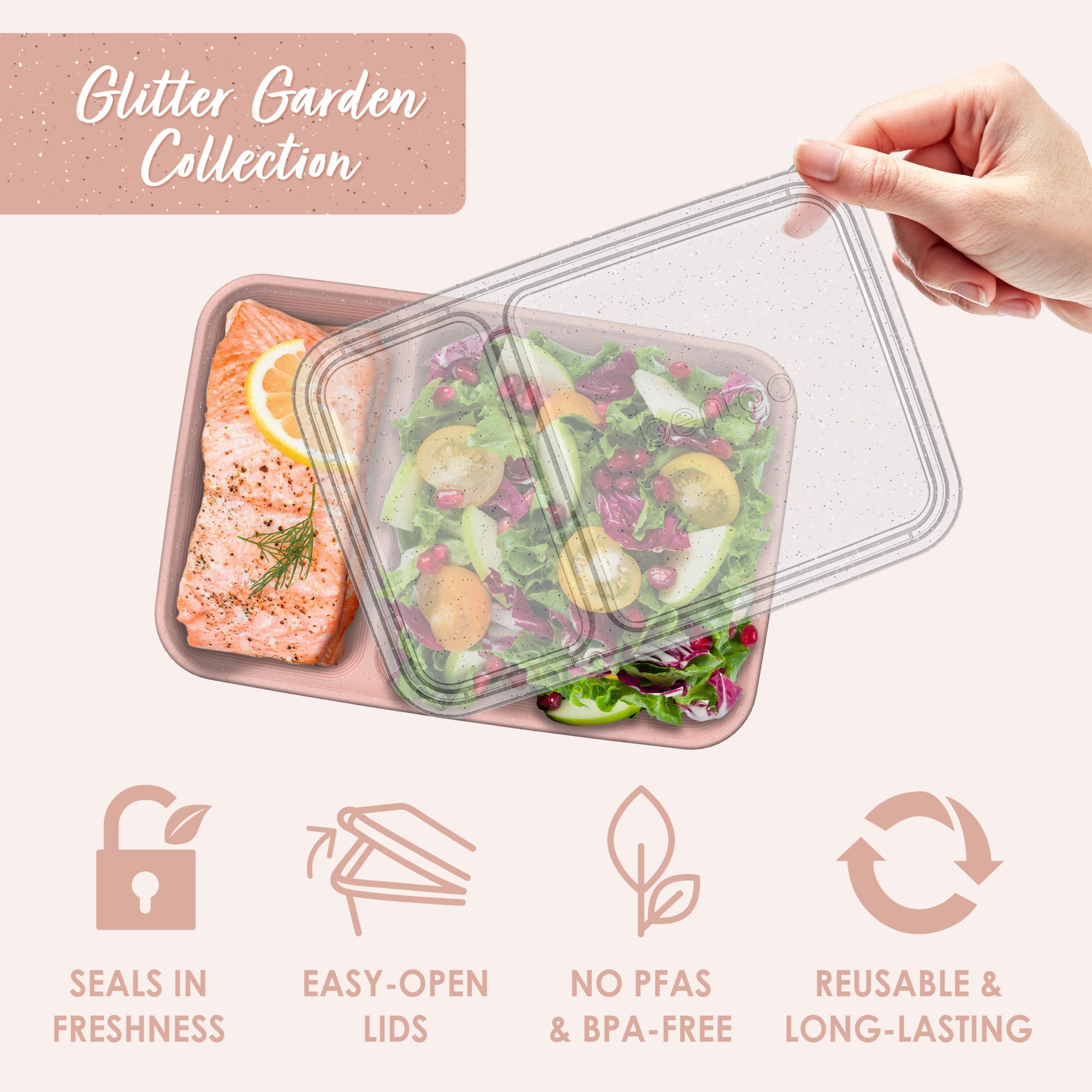 Bentgo Prep 2-Compartment Meal Prep Containers (20-Piece) - Image 76