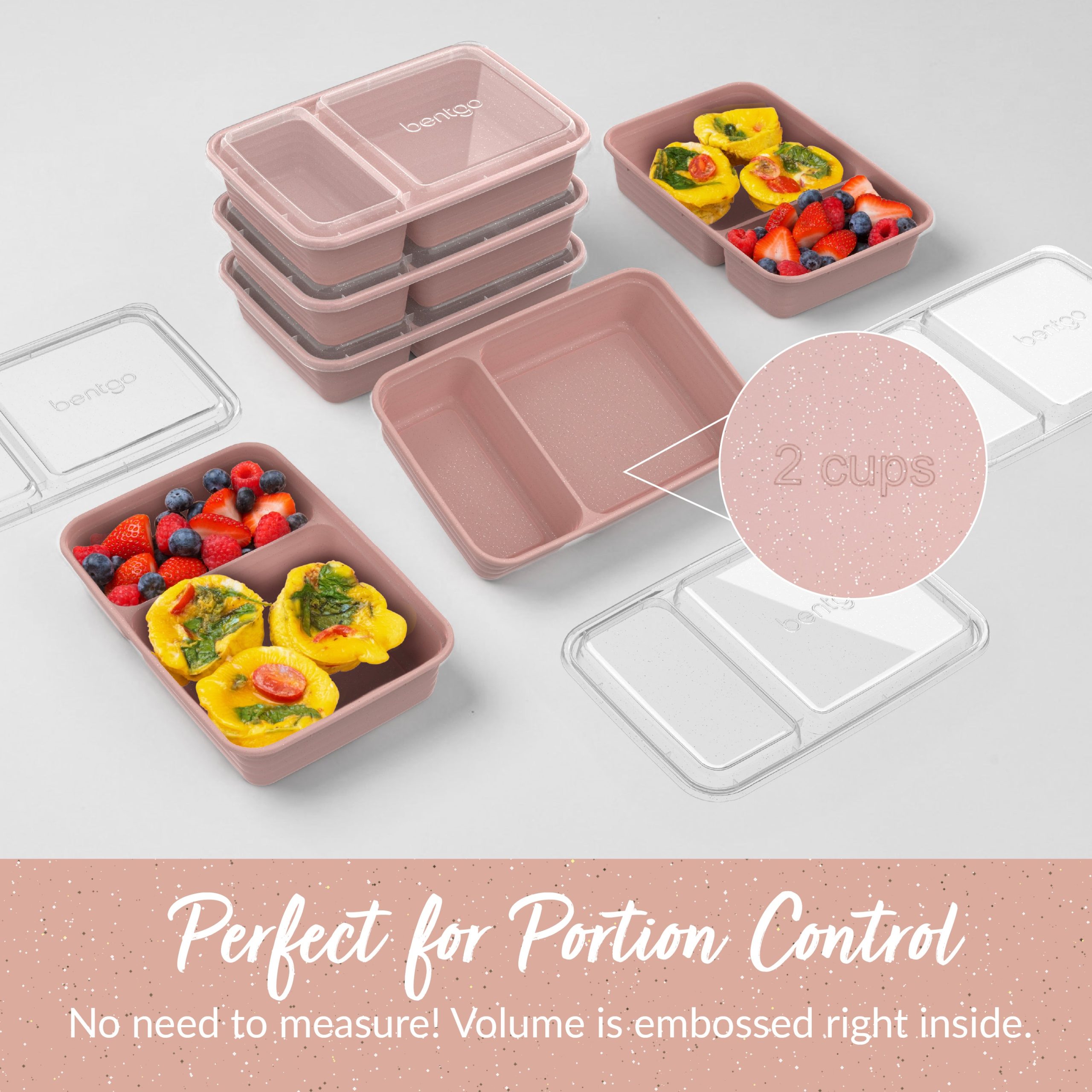 Bentgo Prep 2-Compartment Meal Prep Containers (20-Piece) - Image 78