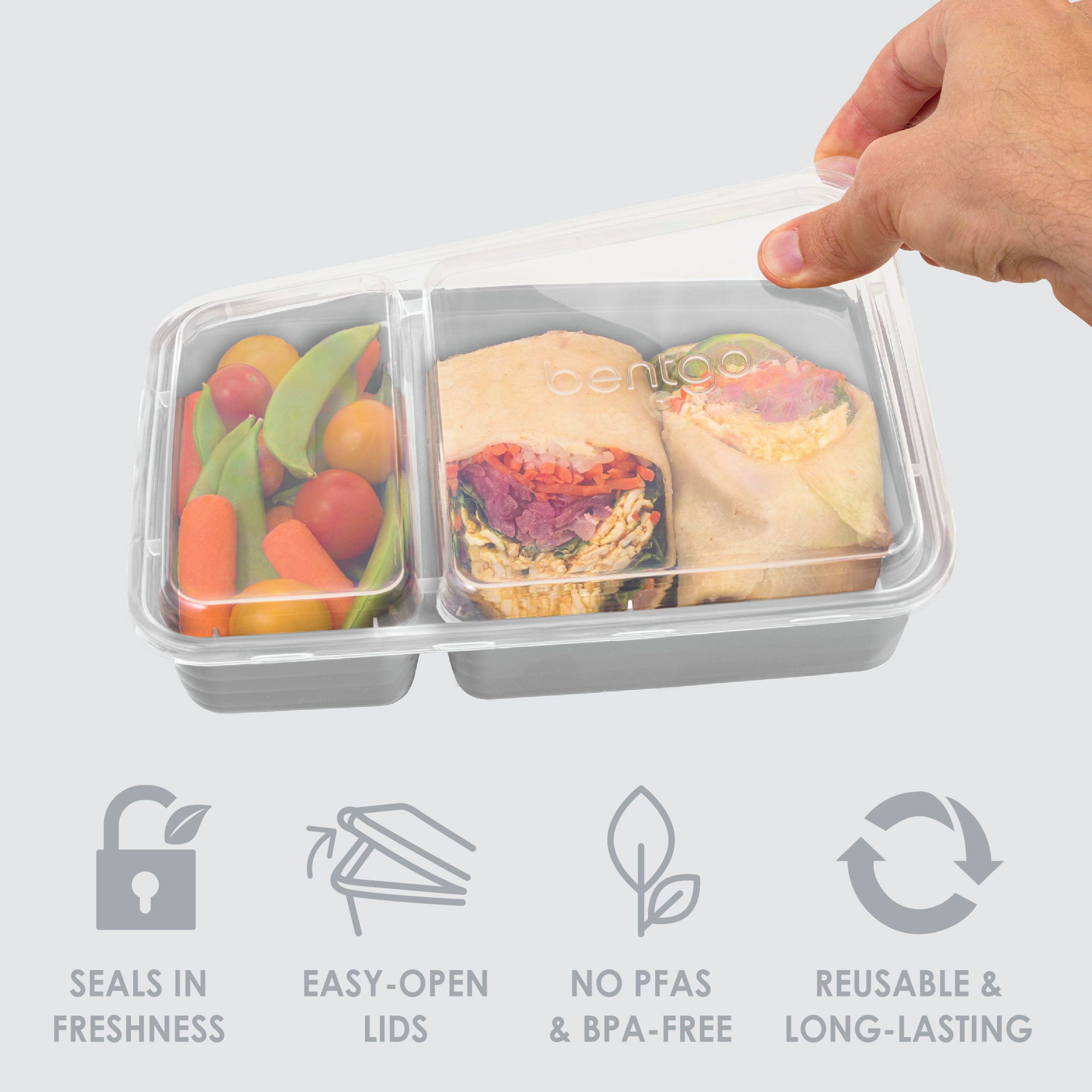 Bentgo Prep 2-Compartment Meal Prep Containers (20-Piece) - Image 68