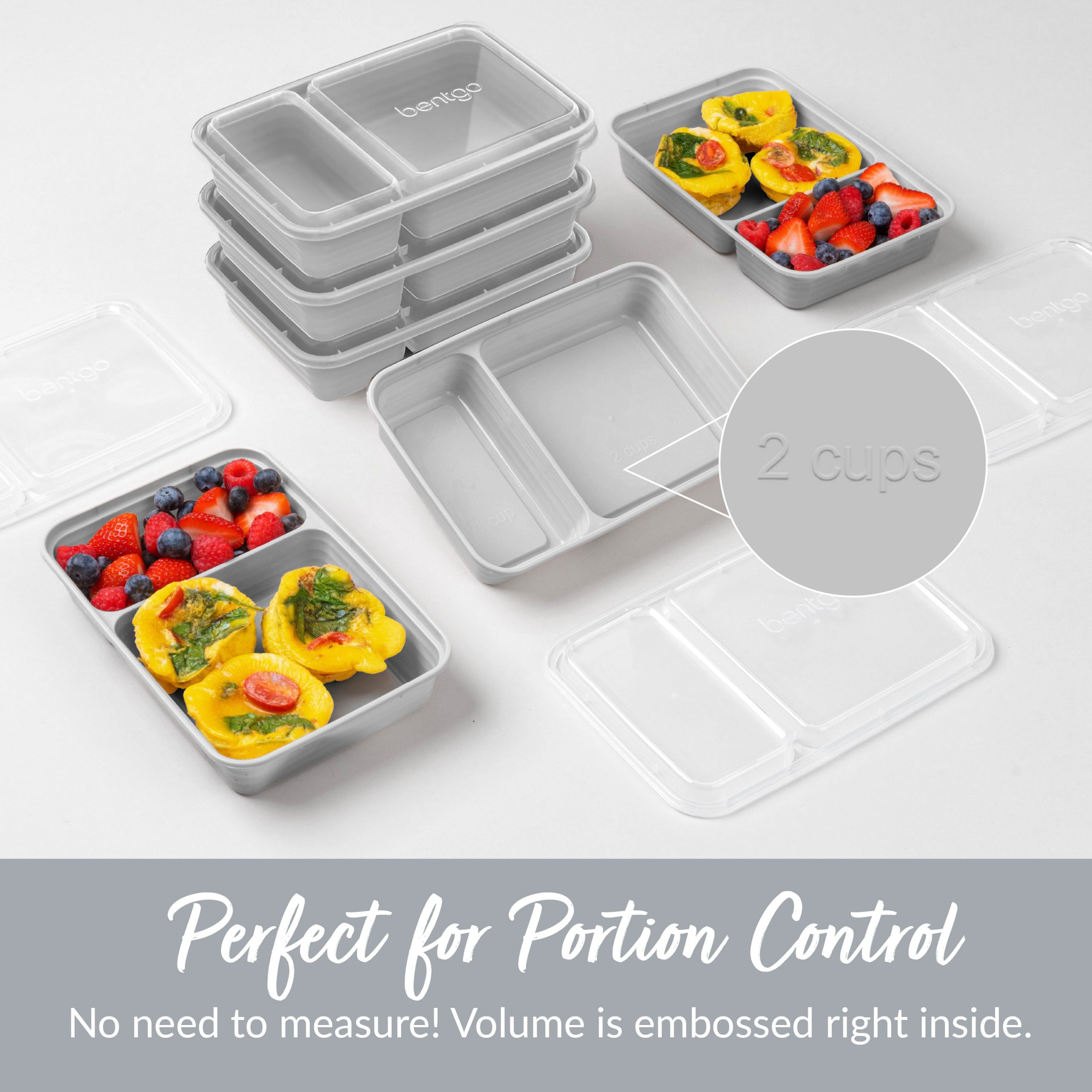 Bentgo Prep 2-Compartment Meal Prep Containers (20-Piece) - Image 70