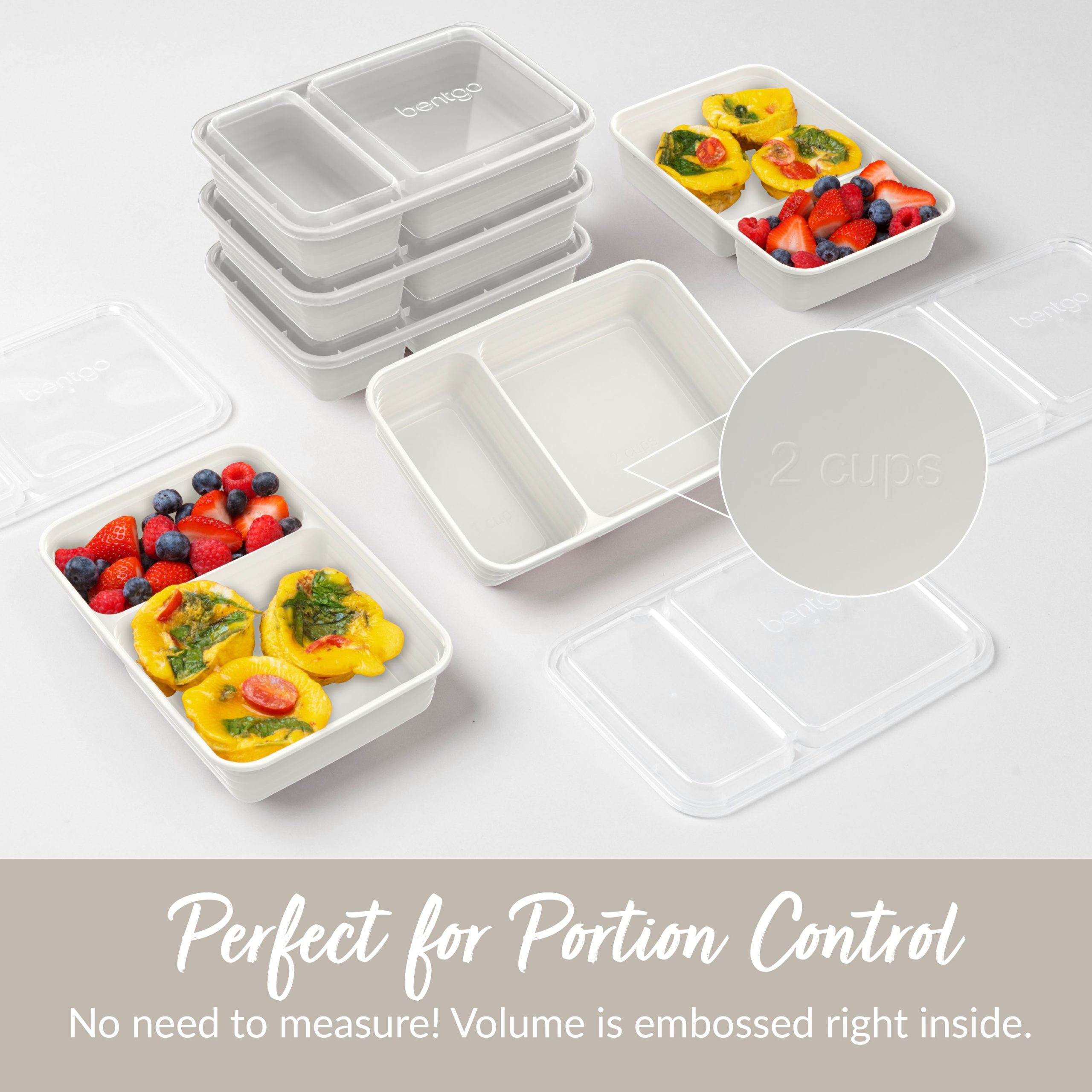 Bentgo Prep 2-Compartment Meal Prep Containers (20-Piece) - Image 62