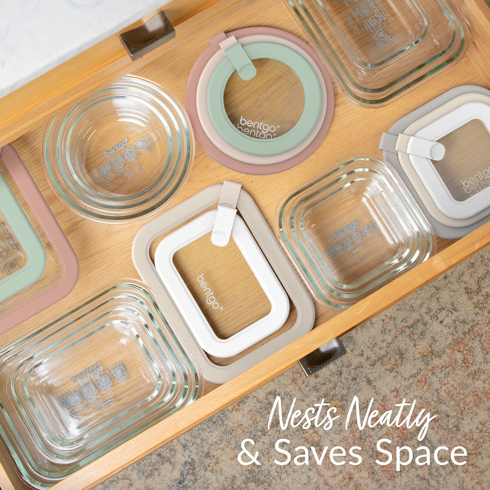 Bentgo Signature Glass Food Storage Set (8-Piece) - Image 5