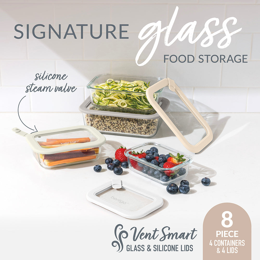 Bentgo Signature Glass Food Storage Set (8-Piece) - Image 9