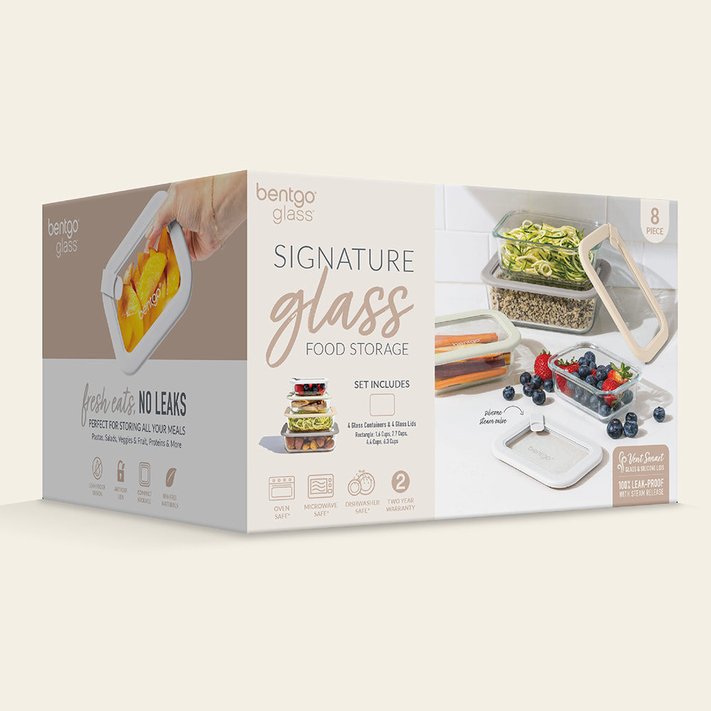 Bentgo Signature Glass Food Storage Set (8-Piece) - Image 14