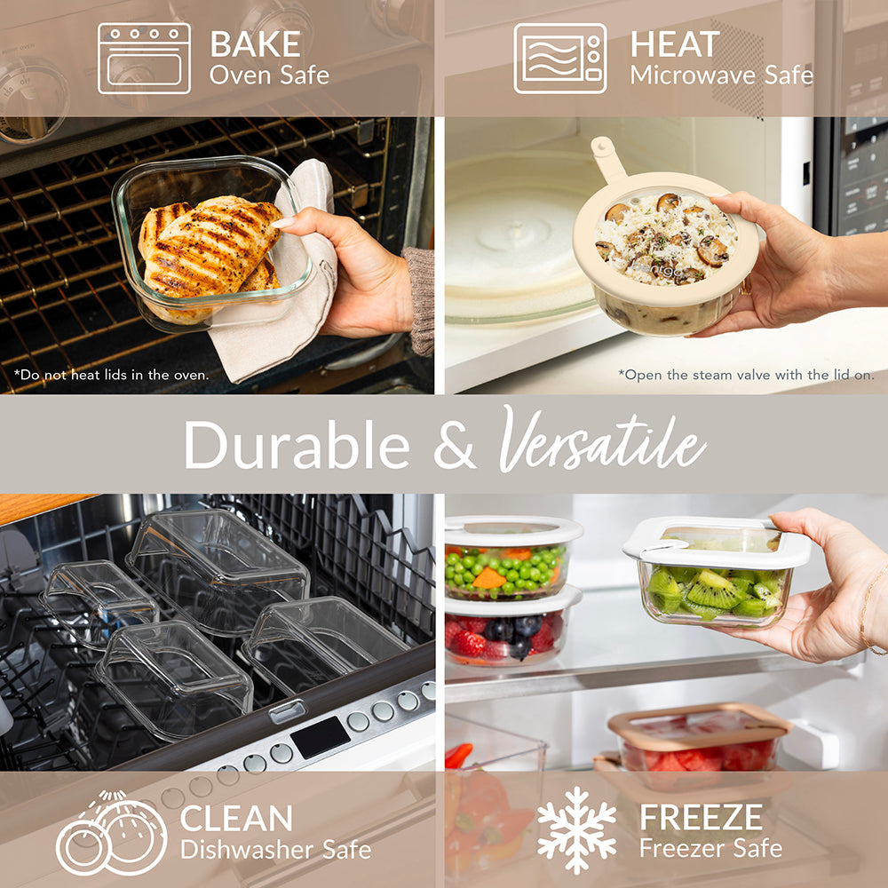 Bentgo Signature Glass Food Storage Set (4-Piece) - Image 4