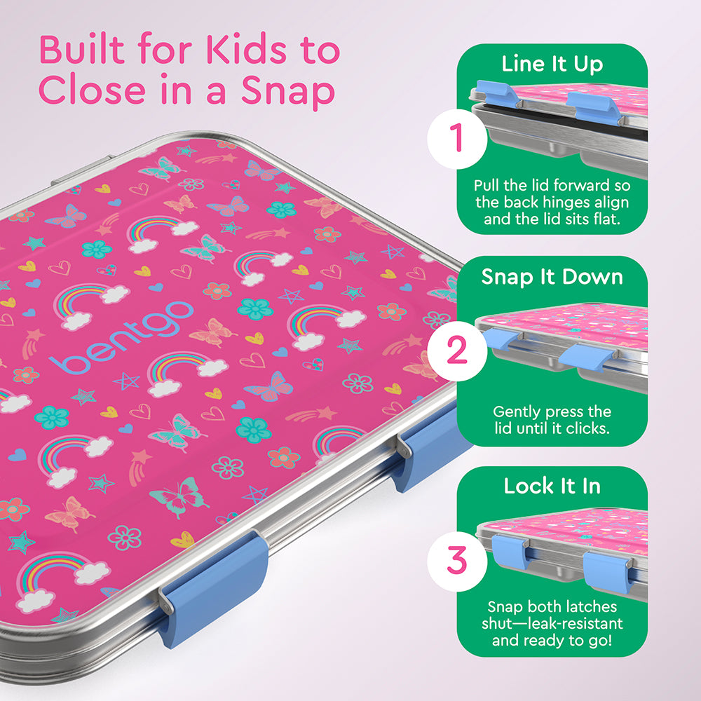 Bentgo Kids Stainless Steel Prints Lunch Box - Image 22