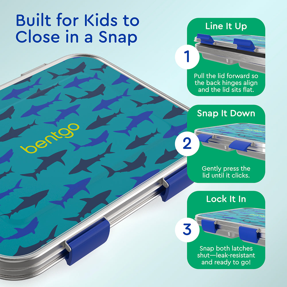 Bentgo Kids Stainless Steel Prints Lunch Box - Image 31