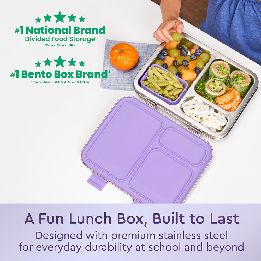 Bentgo Kids Stainless Steel Prints Lunch Box - Image 2