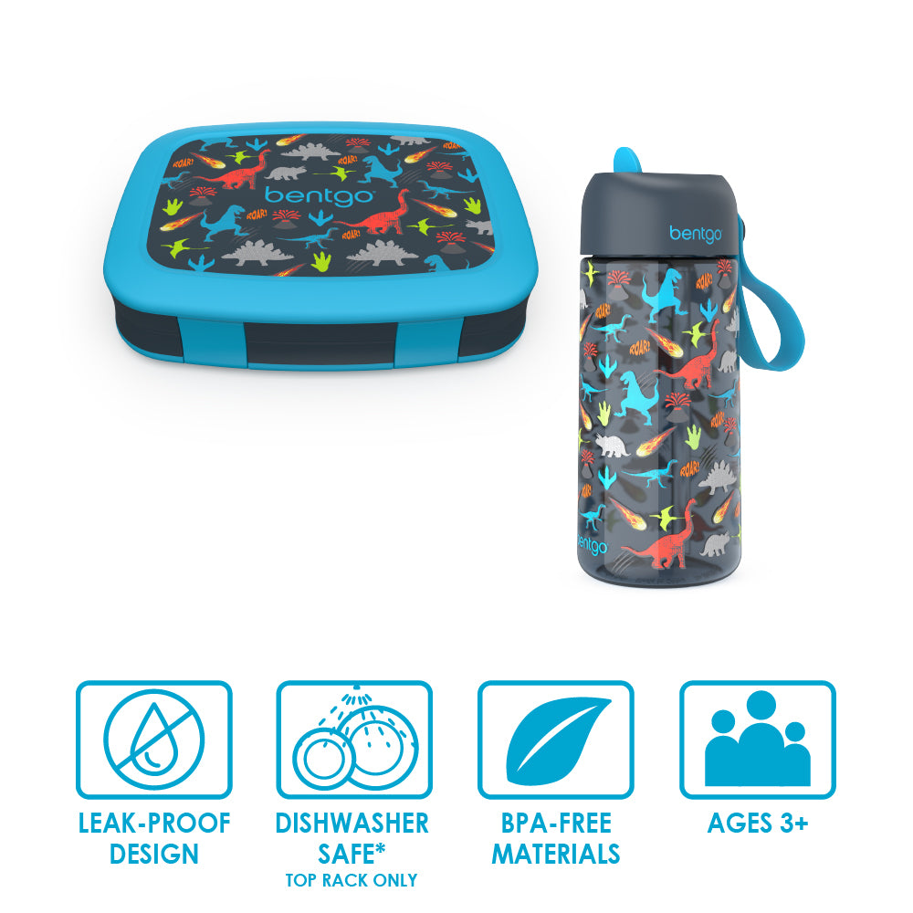 Bentgo Kids Prints Lunch Box & Water Bottle - Image 19