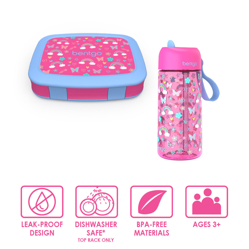 Bentgo Kids Prints Lunch Box & Water Bottle - Image 11